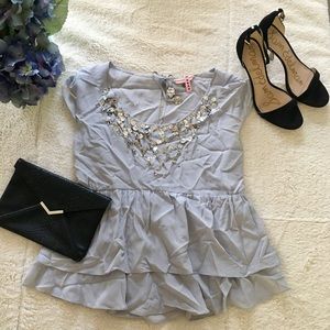 Rebecca Taylor Embellished Top ✨
